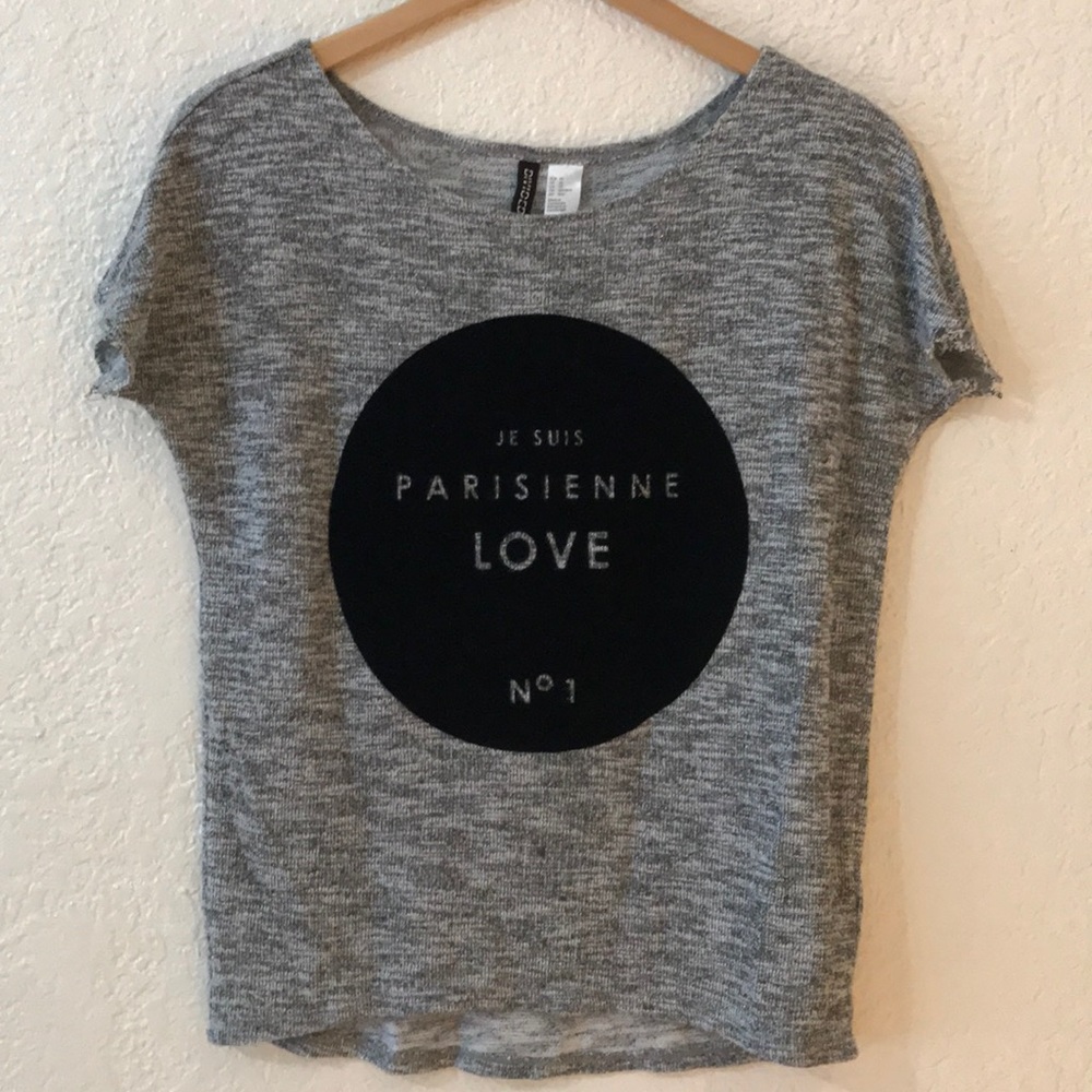 Gray T-shirt Divided XS